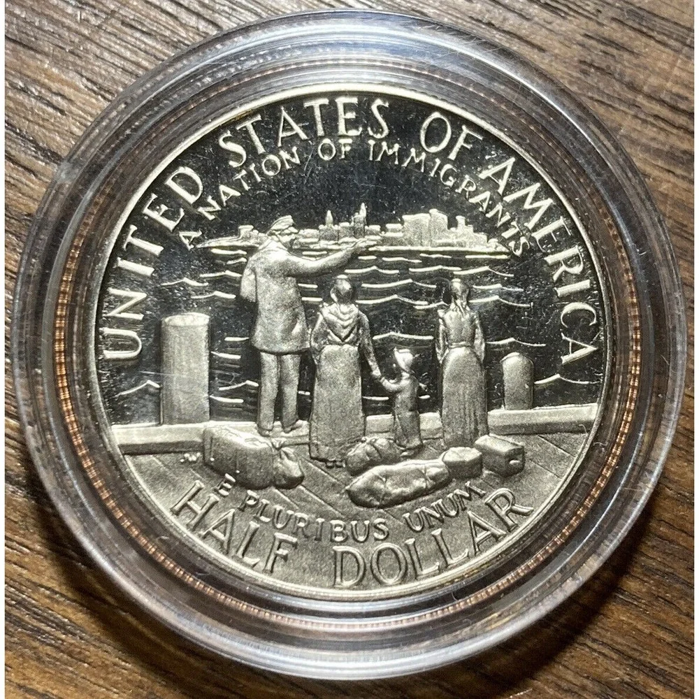 1986-S Proof Statue‎ of Liberty Commemorative Half Dollar 50c -